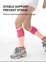 Protège-jambes sport avec logo personnalisé Manchon de compression pour mollet Chaussettes sans pied pour jeune homme Football