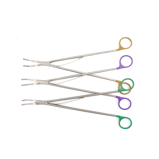 Medical Surgical Instruments Open Operation Polymer Hem-o-lock Clips Applicator for Hospital Use