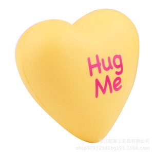 Pu <b>Foam</b> Heart Stress Relief Toy Valentine'S Day Decor <b>Craft</b> Gift - Product Image 5