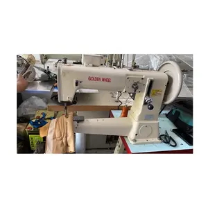 Máquina de coser de material grueso de brazo largo, CS-441 de Rueda Dorada, segunda mano, buen estado