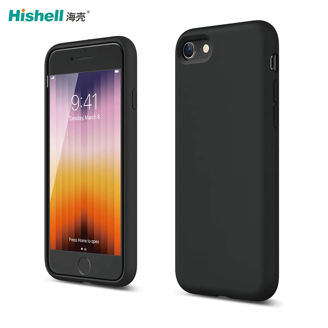 Premium Eco-Friendly Solid Silicone Phone Case for iPhone 7/8/SE 2022/SE 2025 Anti-Slip & Shockproof Models Pro Max Plus