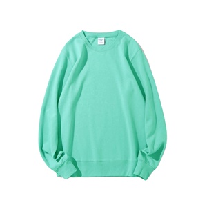 Sudadera Oversize Unisex Personalizada al por Mayor, Blanca Lisa Estampada con Cuello Redondo y Hombros Caídos, Sudaderas Lisas para Hombre - Product Image 3