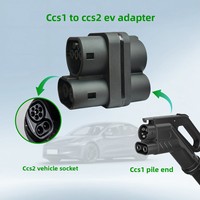 US-zu-EU DC/AC Integrierter CCS1 zu CCS2 DC Schnell-Ladeadapter 250A Hergestellt in China