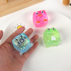 Jouet créatif en forme de cube à presser, animaux scintillants, jouets souples anti-stress, cadeaux pour enfants et adultes, vente en gros de cubes jouets - Product Image 2
