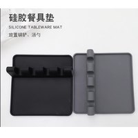 Tapis de table en silicone résistant à la chaleur avec fentes pour cartes, protection de comptoir de cuisine, dessous de plat anti-brûlure, antidérapant pour bols et assiettes