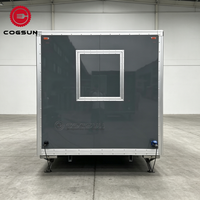 Cogsun Mobile OEM Remorque de vente ambulante portable pour café, thé au lait, snacks et concession, type camion de restauration, à vendre