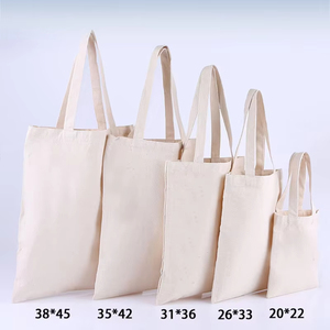Sac à provisions en toile de coton de grande capacité recyclé écologique et durable avec logo imprimé personnalisé sac à provisions de cadeau de plage à poignée d'épaule - Product Image 3