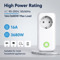 Enchufe WiFi con Monitor de Energía, Control Remoto por Aplicación Tuya, Estadísticas de Energía en Tiempo Real, Temporizador Inteligente, Proveedor OEM ODM para Hogar Inteligente