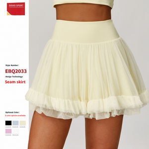 Mädchen Tennis rock für Pickle ball Padel Golf Wear & Workout Sport rock für Golf kleidung Damen <span class=keywords><strong>2</strong></span>-in-1 Mesh Pickle ball Rock - Product Image 1