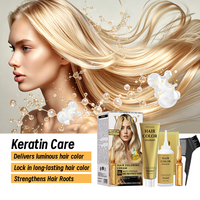 VOJO Grosir & OEM 100ml*2 Krim Pewarna Rambut Permanen dengan Minyak Argan Tahan Lama Menutup Uban Populer di Negara-negara GCC