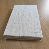 Revêtement mural en pierre souple ignifuge et résistant à l'humidité, feuille de placage flexible sur mesure pour les murs intérieurs commerciaux