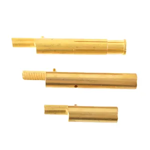 Brass Plug Pins High Current Connector Pins For Industrial Sockets And Plugs
