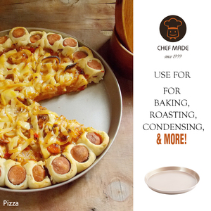 Fábrica de pizza Sartenes para hornear para pizza plato profundo con palo de acero al carbono - Product Image 6