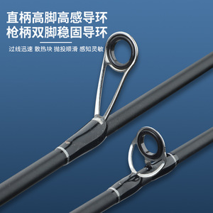 Lure Fishing Rod Ultra Light SIC Guide Freshwater Casting Rod With Handle Ocean Beach Use - Product Image 3