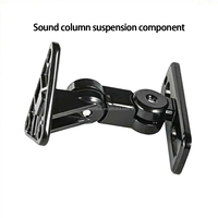 Altavoz profesional de pared con soporte ajustable para tarjetas, columna de sonido envolvente colgante
