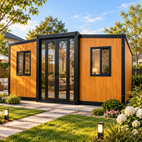 Maison de luxe extensible de 20 pieds en conteneur d'acier, 2 chambres, solutions pour appartement, maison ou bureau à vendre