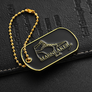 Thẻ Đeo Lưng In Logo Dập Nổi Tráng Men Vàng Theo Yêu Cầu - Product Image 6