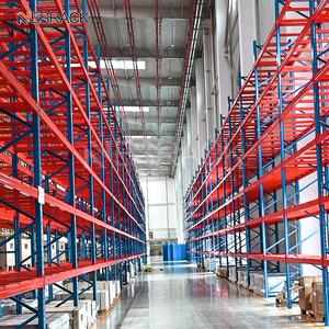 NESRACK Q235B Estante de almacén resistente sin pernos de acero Sistema de estantería de palés Estante de metal - Product Image 5