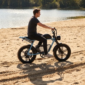 Vélo électrique à 7 vitesses avec pneus de 4 pouces, vélo électrique pour voyages en camping-car et en tout-terrain - Product Image 4
