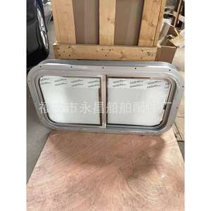 Fenêtres coulissantes marines en aluminium anodisé sur mesure et en bois, fenêtres coulissantes simples avec matériau en fer - Product Image 4