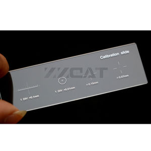 No.926 0.01 मिमी 0.1 मिमी डिवीजनों माइक्रोस्कोप कैलिब्रेशन चरण स्लाइड माइक्रोमीटर - Product Image 5