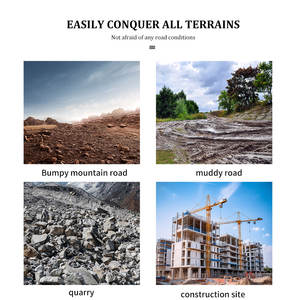 מלגזת שטח קשה HongQian עם מנוע דיזל 4x4, תקן EPA CE Euro 5, תורן תלת-שלבי, צמיגי פוליאוריטן/מוצקים, 1-5 טון. - Product Image 6