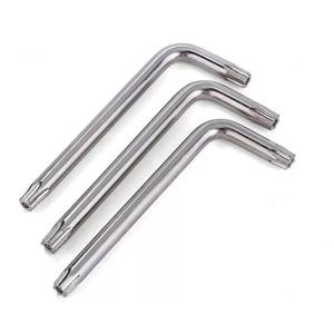 Clé Torx de sécurité de type L T10 avec trou, clé étoile anti-effraction, clé Torx Allen antivol, outil manuel - Product Image 2