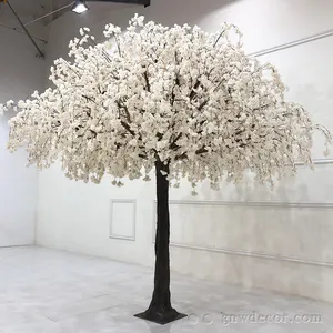 GNW 대형 흰색 인공 등나무 야외 장식 등나무 맞춤형 대형 벚꽃 나무