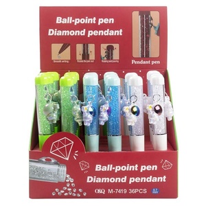 O & Q Phim Hoạt Hình Nhựa Cho Pha Lê Long Lanh Chất Béo Xoắn Bút Phi Hành Gia Mặt Dây Chuyền Trẻ Em Bóng Bút Biểu Tượng Tùy Chỉnh Màu Xanh Mực Đen 0.7Mm EN-71 - Product Image 5