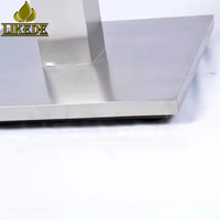 Base de table à manger en acier inoxydable en forme de Y moderne, pieds de meubles en métal robustes pour tables personnalisées