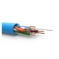 Cable de red Premium CCA 23awg UTP Cat 6 Cable Ethernet de 305m para uso en interiores y exteriores pasa la prueba Cables de comunicación puros