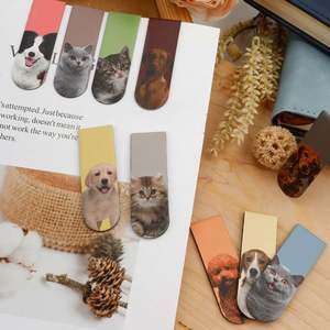 ที่คั่นหนังสือแม่เหล็กแบบขายส่ง ลายการ์ตูนสัตว์น่ารัก คลิปหนีบสมุดแพลนเนอร์ ของขวัญส่งเสริมการขาย พลาสติก สำหรับยานยนต์ การศึกษา ตัวแทนท่องเที่ยว - Product Image 5