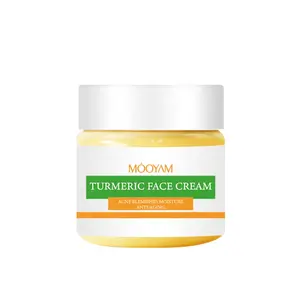 Oem Odm Leverancier Acne Behandeling Gember Cream Kurkuma Gloeiende Hydraterende Smoothing Lightening Anti Leeftijd Crème