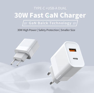 热卖快速充电器30w Usb c适配器Pd充电器双电源英国适配器适用于iphone 20w充电器原装 - Product Image 2
