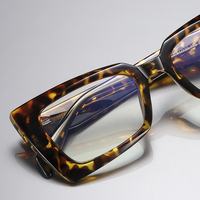 Monture de lunettes optiques œil de chat en TR90 tendance pour hommes et femmes, bicolore, charnière à ressort, anti-lumière bleue, lunettes d'ordinateur