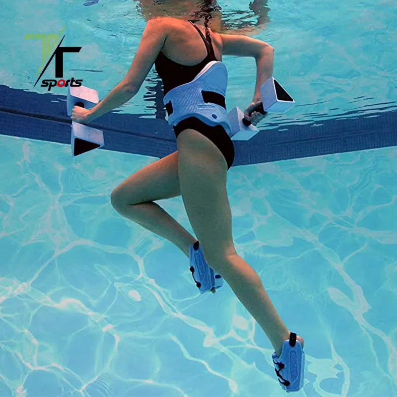 เข็มขัดลอยน้ำแอโรบิก EVA สวมใส่สบาย,สำหรับ Aqua Jogging Pool อุปกรณ์ฝึกว่ายน้ำฟิตเนส