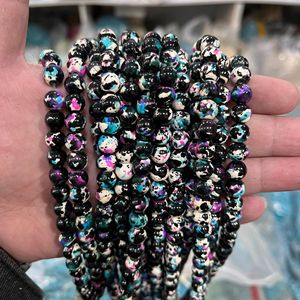 Bán buôn New 8 mét/10 mét Loose đá quý hạt đầy màu sắc hạt DIY thủ công Vòng hạt đối với trang sức làm - Product Image 3