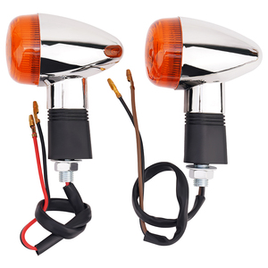 Luz de señal de giro para motocicleta Yamaha XV250 <span class=keywords><strong>Virago</strong></span>/XV125 1988-2007 Route 66 1988-1990 V-Star 08-18 <span class=keywords><strong>Suzuki</strong></span> GSX250 GSX400 - Product Image 2