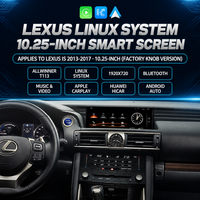 Pour Lexus IS 2013-2017, CarPlay intégré, Android Auto, écran partagé, GPS, DSP, tableau de bord avec boutons d'origine