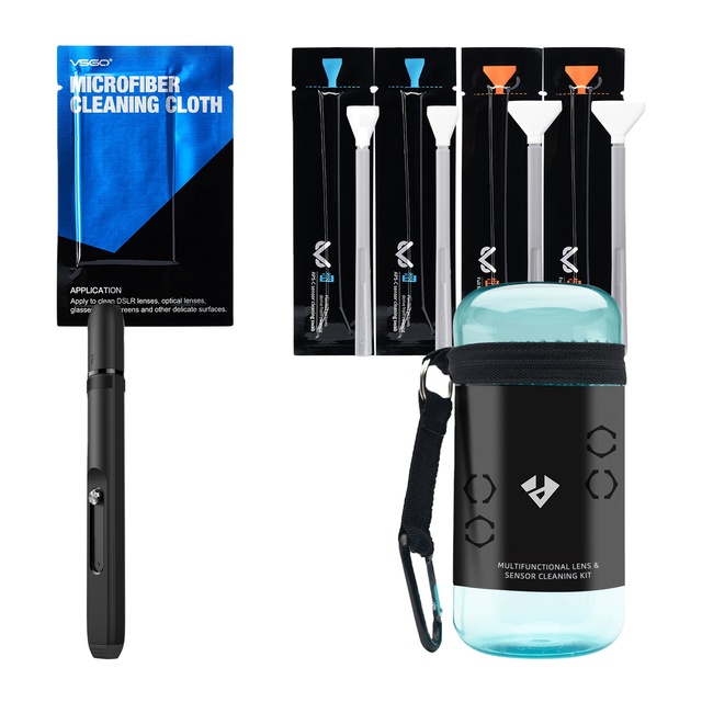 Wholesale OEM Multi-functional Lens & Sensor Cleaning Kit with Lens Pen Air Blower Sensor Cleaning Swab