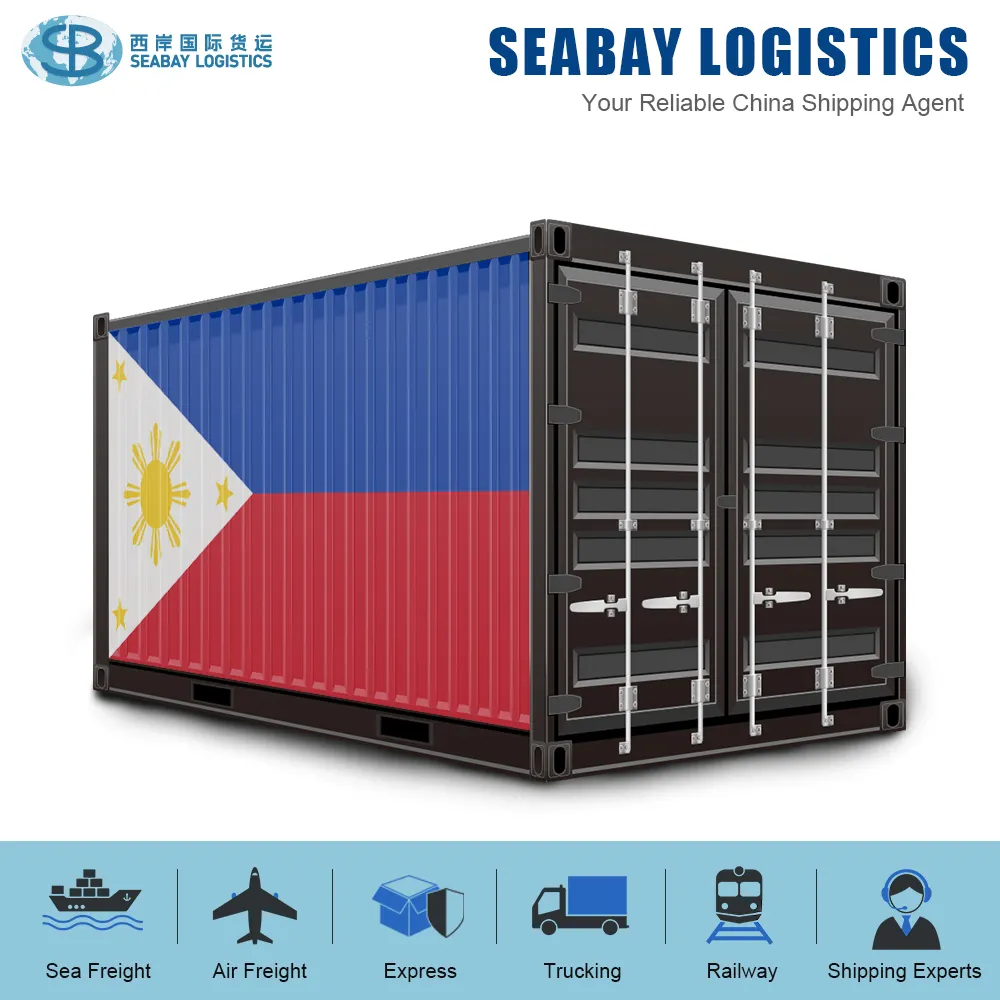 Доставка от двери до двери из Китая, морская транспортная компания из Китая, Нинбо в <span class=keywords><strong>Филиппины</strong></span>, город талобан Давао