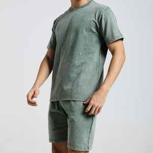 High Street Style Polyester/Cotton Sports Casual Wear Men's Summer Casual Matching <b>Set</b> Eco-Friendly Men's Outerwear <b>Twin</b> <b>Sets</b> - Product Image 5