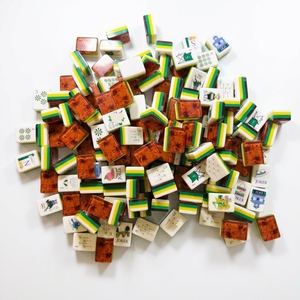 Versión Americana del Juego de Mahjong de Acrílico, 160 Fichas, Elegante Juego de Colección, Entretenimiento para Adultos, <span class=keywords><strong>Minigolf</strong></span> - Product Image 4