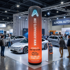 Colonne gonflable Airvon à graphismes personnalisés, hermétique et renforcée, pour lancement de produits, événements et tournées de marques - Product Image 5