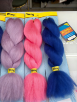 Extensions de cheveux tressés jumbo en fibre synthétique teinte haute température 100% Kanekalon 100g Vente en gros
