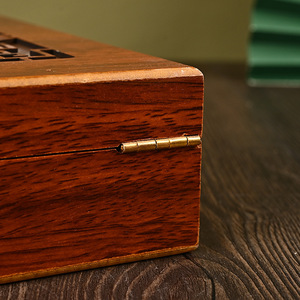 Caja de Madera Rectangular con Cierre para Guardar Regalos, Artesanías, Té, Dendrobium, Pepino de Mar, Cordyceps, Personalizable - Product Image 3