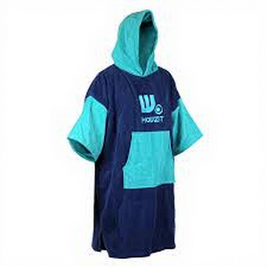 Poncho de Toalla con Capucha de Algodón y Bambú con Logotipo Personalizado, Material Orgánico Ecológico, Tejido de Color Sólido, Diseño Moderno, Textiles - Product Image 2