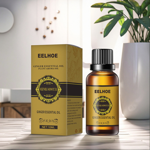 Huile de massage à l'huile essentielle de gingembre naturelle personnalisée pour femmes, amincissante et brûle-graisses, marque privée, vente en gros - Product Image 1