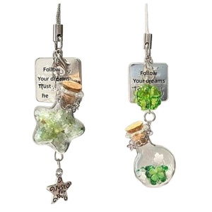 Drift Şişe Denizanası Yıldızları Plastik Instagram Tarzı Anahtarlık Küçük Kolye Çanta Telefon Kordonu Charm Kadınlar - Product Image 5