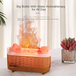 New 2 in1 hương thơm khuếch tán với Himalaya muối đá màu thay đổi ánh sáng ban đêm cho Máy tính để bàn văn phòng tinh dầu tạo độ ẩm - Product Image 5